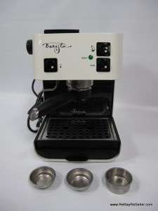 Saeco Starbucks Barista SIN 006 Home Espresso Machine White EXCELLENT 