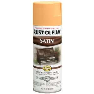   Rust Oleum 250896 12 Ounce Spray Paint, Satin Amber