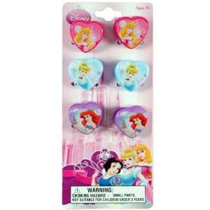 Princess 6 Heart Shape Hair Clips Case Pack 144  Toys & Games 