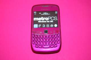 METRO PCS BLACKBERRY CURVE 2 8530 CELL PHONE PINK 2MP WiFi CDMA GPS 