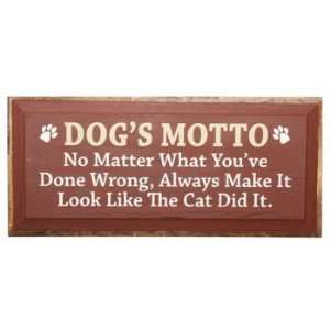  Make It Look Like The Cat Did It Wall Plaque