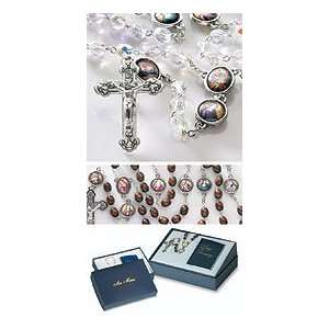  First Communion Wood Rosary Gift Set