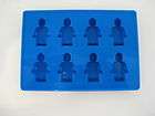 lego minifigure chocolate mold cake topper ice tray icecube party