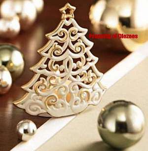 LENOX BRIGHT CHRISTMAS TREE VOTIVE CANDLE MIB GR8 GIFT  
