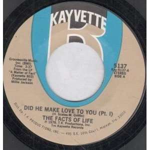   TO YOU 7 INCH (7 VINYL 45) US KAYVETTE 1978 FACTS OF LIFE Music