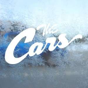 The Cars White Decal Rock Band Car Window Laptop White 