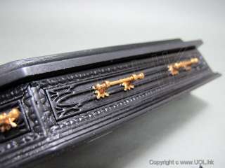 High End Quality 1 Scale Black Wooden Coffin  