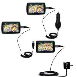 USB cable with Car and Wall Charger Deluxe Kit for the Garmin Nuvi 855 