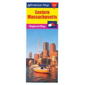 Eastern Massachusetts Travel Visiont Map (9780841654792) American Map 
