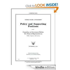 The Plum Book (United States Government Policy and Supporting 
