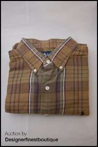 Lot 7~Mens Polo Ralph Lauren Oxford Dress Shirts Large $1 NR AUCTION 