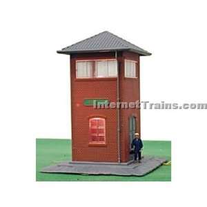   Power HO Scale Trackside Yard Tower Built Up Building Toys & Games