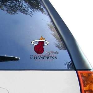 Miami Heat 2012 Eastern Conference Champions 4.5x6 Ultra Decal 
