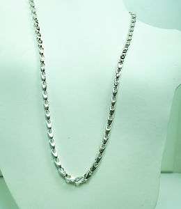 14K white necklace chain 20.5 long 33.6 grams.  