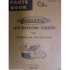  Johnson J619 Elevating Scraper OEM Parts Manual Johnson 