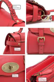 Gossip Girl REAL Leather Satchel Purse Handbag Bag MINI  