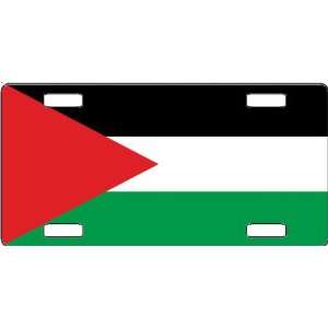 Palestine Flag Vanity License Plate