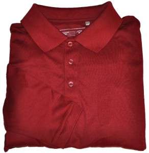 CUTTER & BUCK Mens Golf Polo Shirt L/S Cotton/Poly Moister Wicking New 