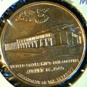 1969 Phildelphia MINT US MINT Commemorative Bronze Medal   Token 