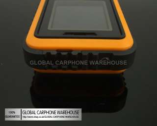   Orange GO BEYOND LAND ROVER IP67 Water Dust Shock PROOF CELL PHONE