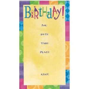  Alphabet Birthday Party Invitations 8ct Toys & Games