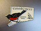   COLLECTIBLE CONNECTICUT STATE BIRD SOUVENIR Refrigerator magnet
