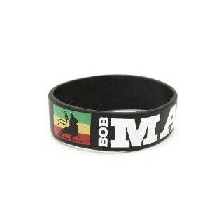 Bob Marley Lion Rasta Rubber Bracelet