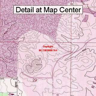  USGS Topographic Quadrangle Map   Daylight, Indiana 