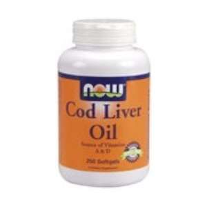    Cod Liver Oil 250 Softgel   NOW Foods