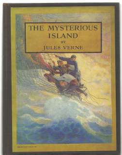 The Mysterious Island by Jules Verne N C Wyeth  