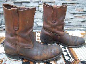   Safety Shoes Red Wing Mens Motorcycle Steel Toe Biker Riding Boots 8.5