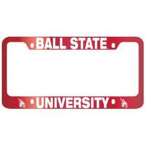   Ball State Cardinals Ball State University License Plate Frame Sports
