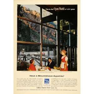 1965 Ad Maxfield Lodge Salt Lake City Thermopane Glass 
