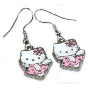  Adorable Flying Hello Kitty Dangle Earrings SO CUTE 