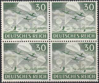 Stamp Germany Mi 840 Sc B227 Block WWII 3rd Reich Nazi Wehrmacht 
