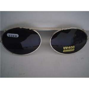  Clip on Sunglasses Oval 53 mm Smoke 100 % UV Everything 