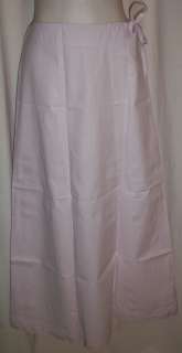 Cotton Petticoat Sari Slip Drawstring Waist 38 x 38  