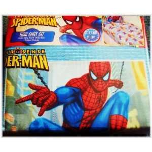  Marvel Spiderman Spider Sense Twin Sheet Set