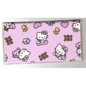    Checkbook Cover Sanrio Hello Kitty Baby Toss Pink 