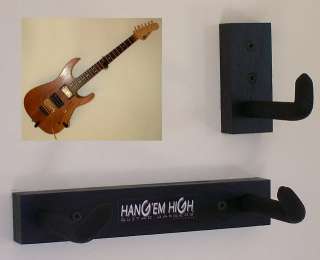   is a New BLACK Angled Guitar or Bass Wall Mount / Hanger / Rack