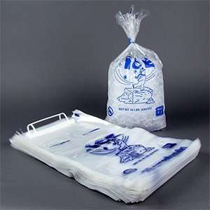    8 lb. Ice Bag   Wicketed with Handle 1000/CS