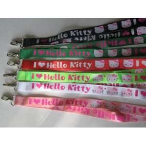  Hello Kitty Lanyard Keychain 6 Color Pack 