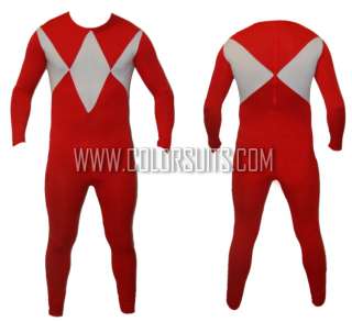 Mighty Morphin Power Rangers   Red Power Ranger Lycra Zentai Suit 