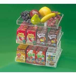  Cal Mil Clear 3 Tier Counter Top Cereal Organizer with 