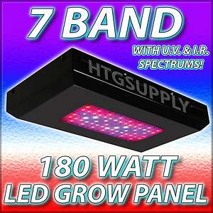 New 2012 180w LED GROW LIGHT Flowering w 3W LEDs 3 watt Chip UV IR 