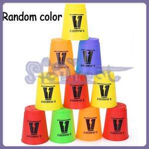 New 12X Colorful Cup Sport fly Stacks Stacking Cup  