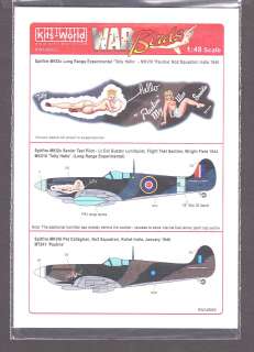 48 Spitfire Nose Art MkIXc LRE & MkVIII Warbirds Decals 48063  