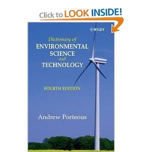  Dictionary of Environmental Science and Technology 