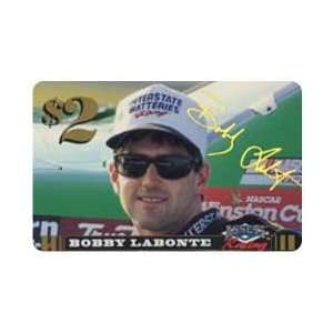 Collectible Phone Card Assets Racing 1995 $2. Bobby LaBonte (Signed)