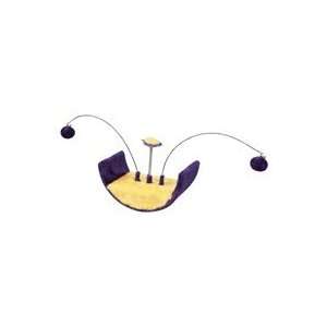 Cradle Shaped Cat Toy in Purple & Yellow 